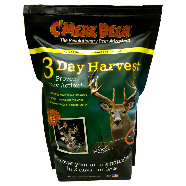 C' Mere Deer Cmere Deer 3 Day Harvest Attractant 5.5 Lb. Bag 