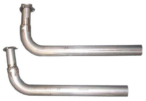 PYPES PERFORMANCE EXHAUST Corvette C3 SBC Ram Horn Downpipes 2.5in 