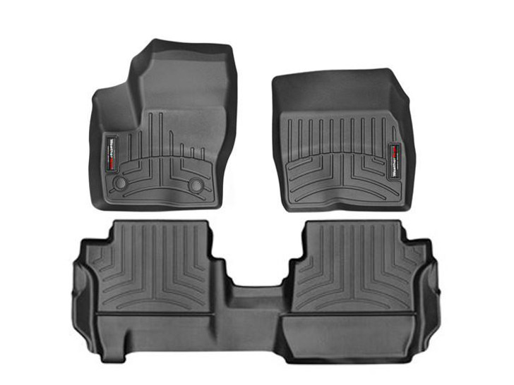 WEATHERTECH 13-17 Ford Escape Front & Rear Floor Liners Blk 