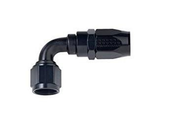 FRAGOLA #4 x 90 Power Flow Hose End Black 