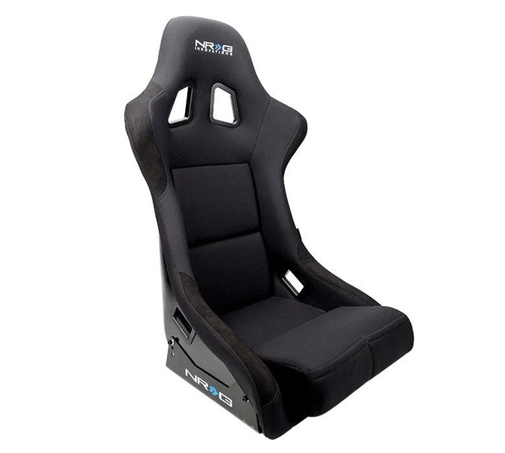 NRG INNOVATION Seat FRP Medium Black Cloth 