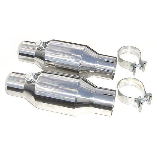 PYPES PERFORMANCE EXHAUST Catalytic Coverter kit Pair 2.5in Hi Flow 