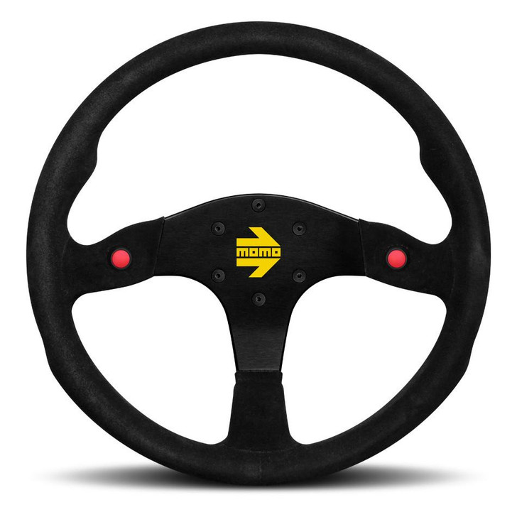 MOMO AUTOMOTIVE ACCESSORIES MOD 80 Steering Wheel Black Suede 
