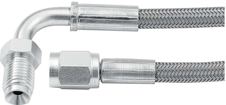 ALLSTAR PERFORMANCE 36in #3 Line -3 Str/90 Deg 3/8-24 Inv Flr 