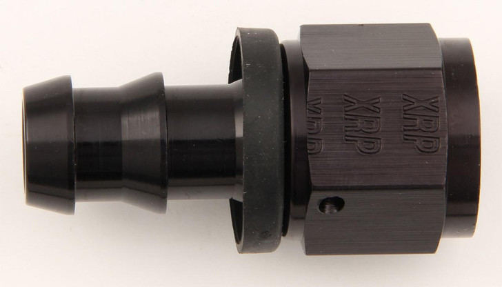XRP-XTREME RACING PROD. #10 Str Push-On Hose End Black 