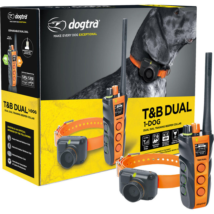  Dogtra T&b Dual Collar System 1 Dog 