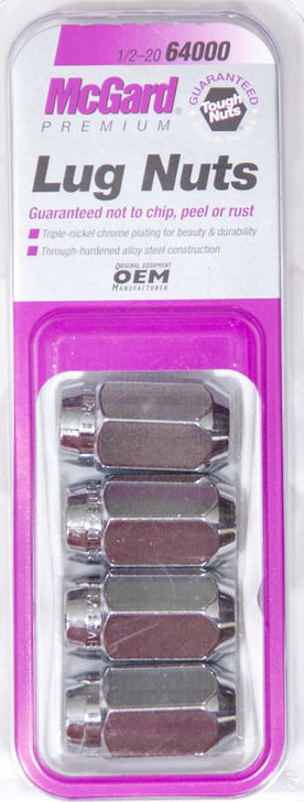 MCGARD LUG NUT 1/2 CONICAL SEAT 4 Pack 