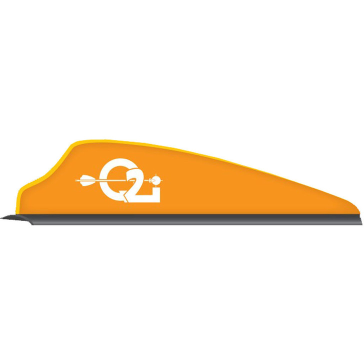 Q2i Zeon Fusion X-ii Vanes Orange 2.1 In 50 Pk