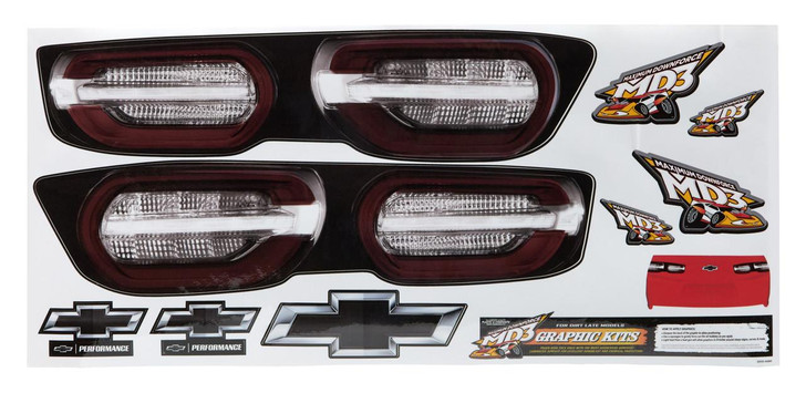 FIVESTAR Graphics Kit Tail Camaro Stock Car 