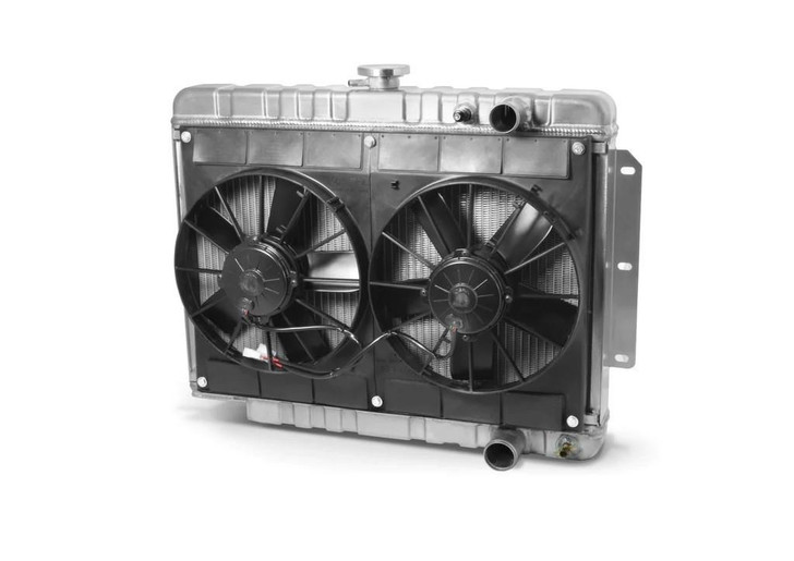 DEWITTS RADIATOR Radiator w/Fans Impala LS 59-64 Man Trans Raw 