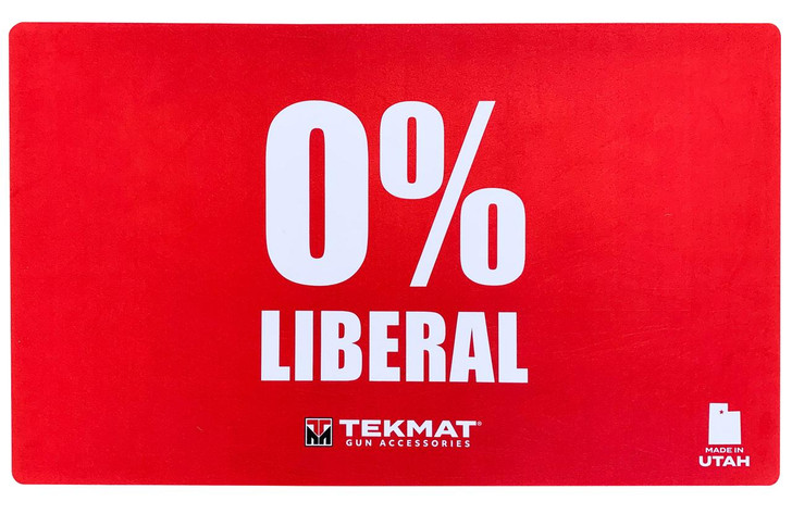 BECK TEK, LLC (TEKMAT) TekMat TEK42LIBERAL Zero Percent Liberal Door Mat Red Rubber 42" Long 0% Liberal 