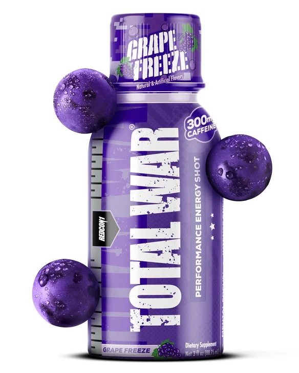 REDCON1 Redcon1 RC1TWSGF Total War Energy Shots Grape Freeze 12 Pack 