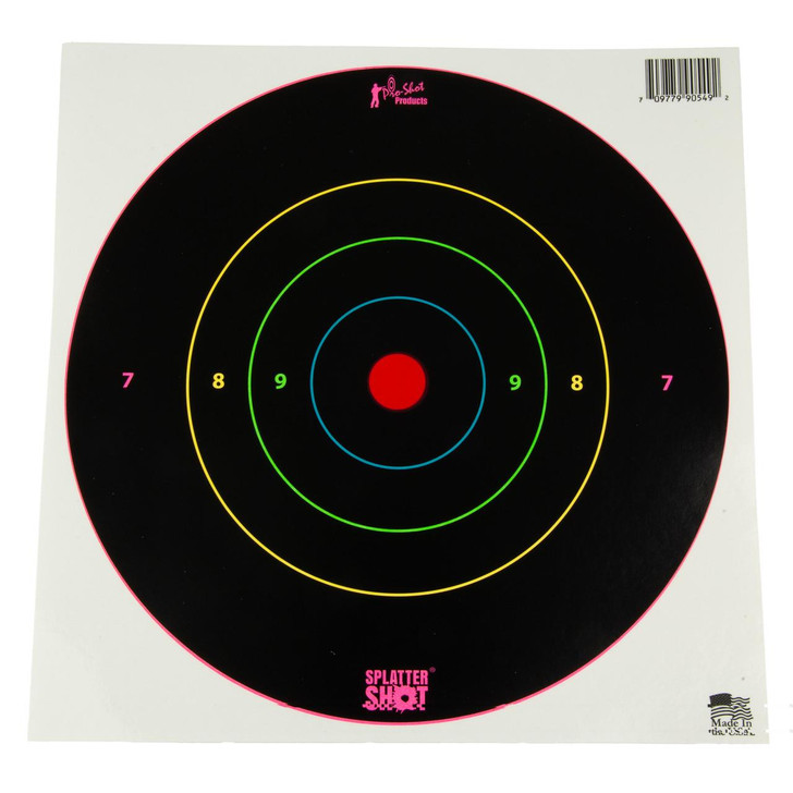 Pro-Shot Products Proshot 8" Multi Clr Bullseye 6pk 