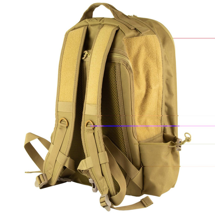 NCSTAR Ncstar Vism Patch Backpack Tan 