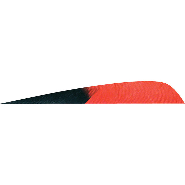 Gateway Parabolic Feathers Kuro Red 4 In Lw 50 Pk