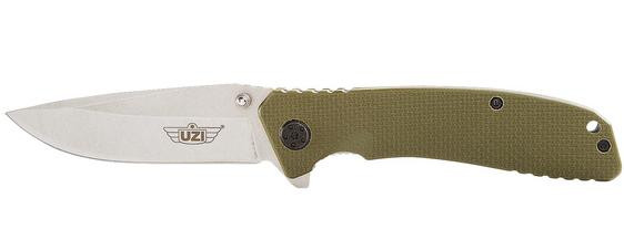  Uzi A/O Tactical Folder , OD Plain Edge 