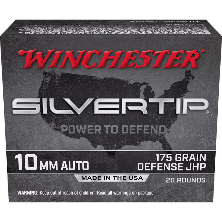 Winchester Ammunition Win Silvertip 10mm Auto 175gr Jhp 20 