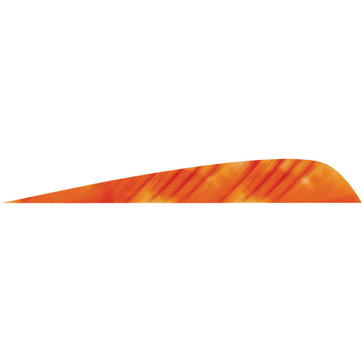 Gateway Parabolic Feathers Tre White/orange 4 In Lw 50 Pk