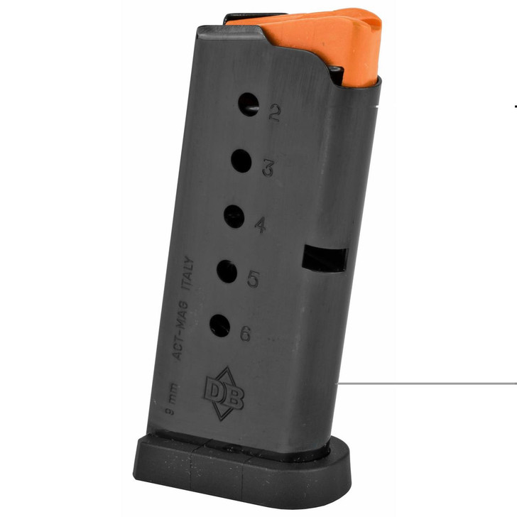 Diamondback Firearms Mag Dbf Db9 Gen4 9mm 6rd W/flat Bttm 
