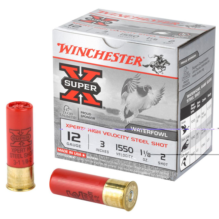 Winchester Ammunition Win Xpert Hv Stl 12ga 3" #2 25/250 