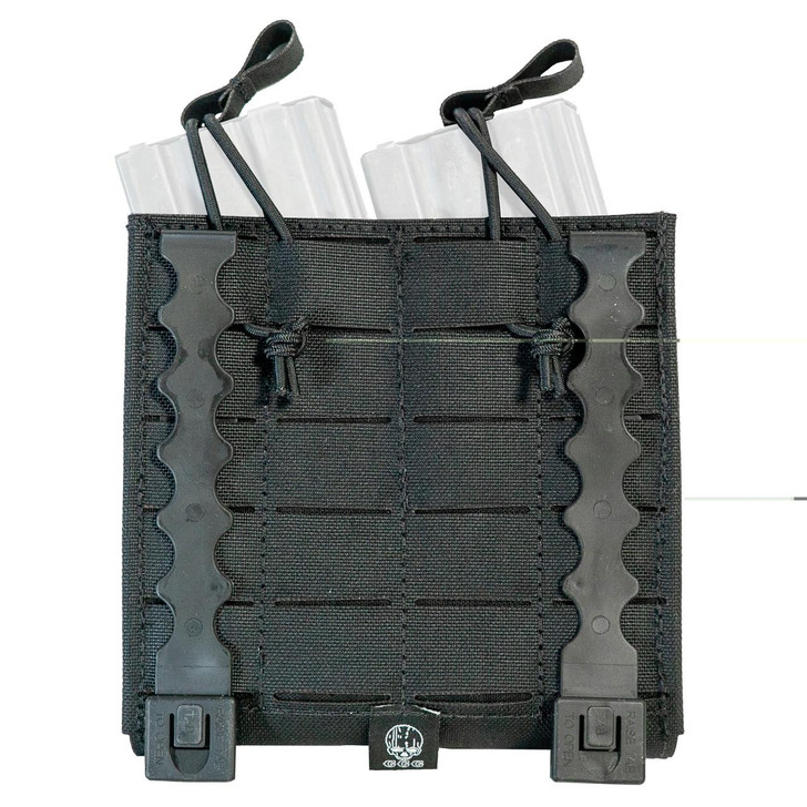 Grey Ghost Gear Ggg 556 Double Mag Pouch Blk 