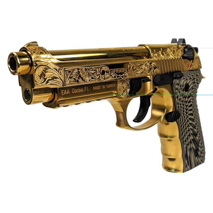 Girsan Regard Dlx 9mm 4.9" 18rd Gold