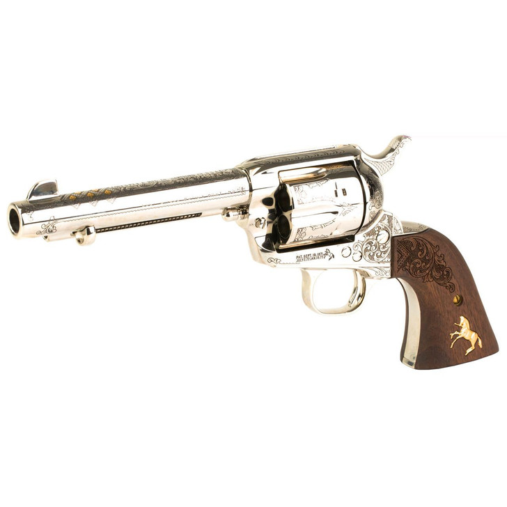 Colt's Manufacturing Colt Saa Nimschke 45lc 5.5" 6-Round Stainless Revolver 