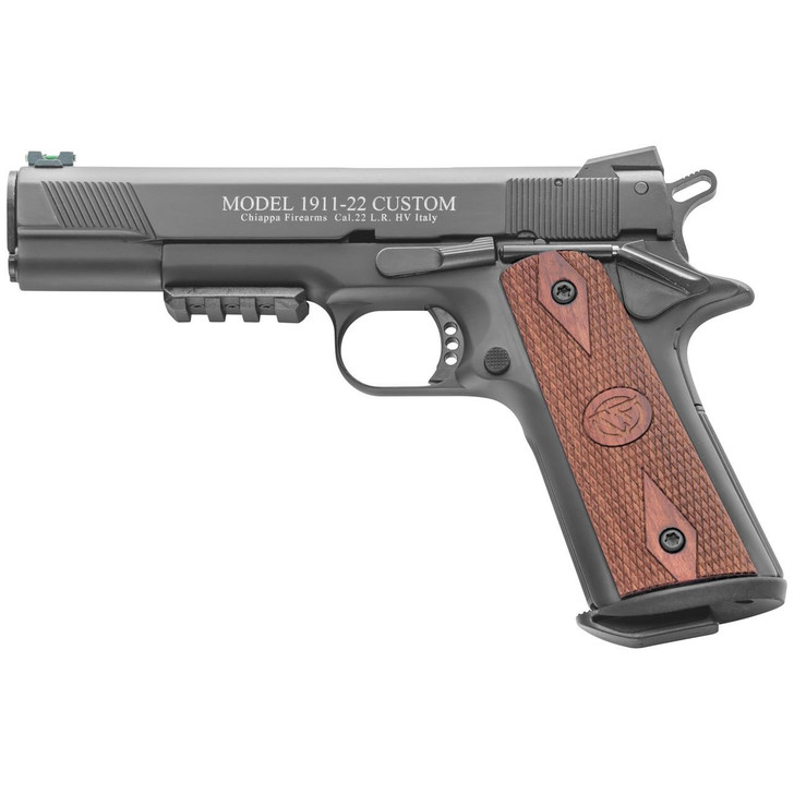 Chiappa Firearms Chiappa 1911 22lr 5" 10-Round Fiber Optic Sights 1911 Pistol 