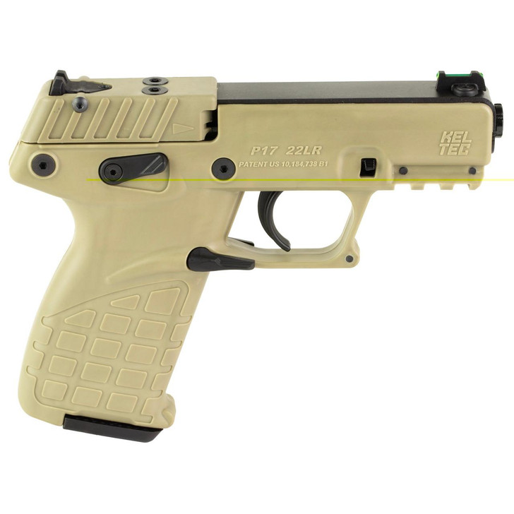  Kel-Tec P17 .22 LR 3.8" 10-Round Fiber Optic Sights Pistol 