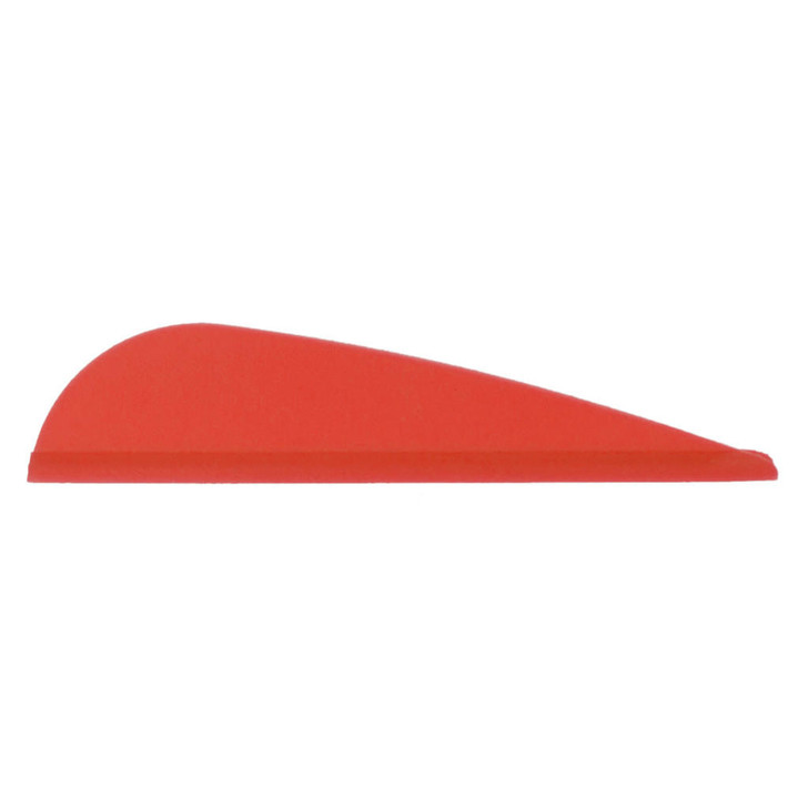 Aae Elite Plastifletch Vanes Red 1.75 In 100 Pk