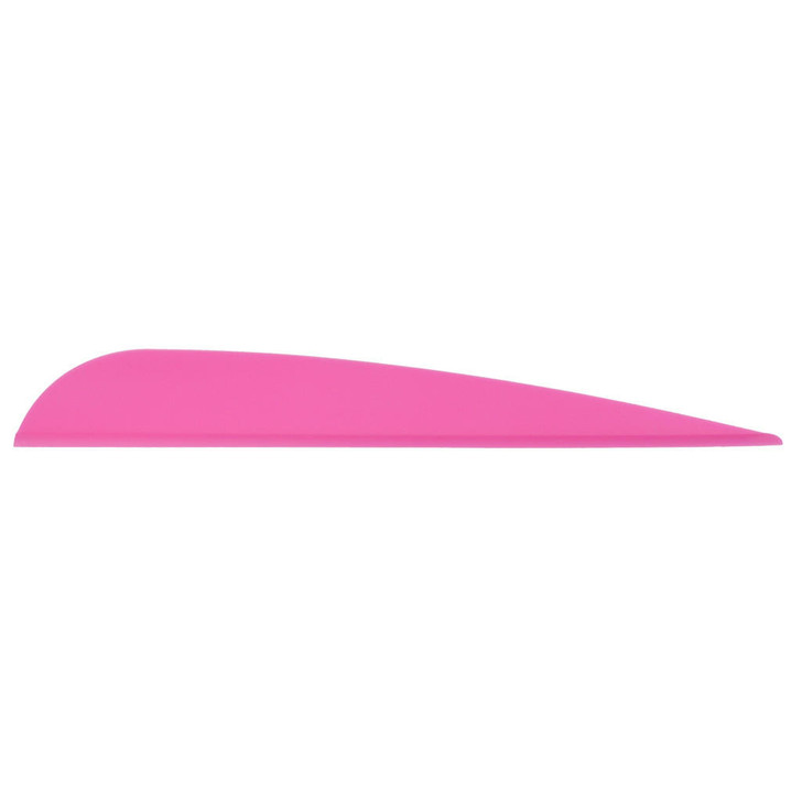 Aae Elite Plastifletch Vanes Hot Pink 3.875 In 100 Pk