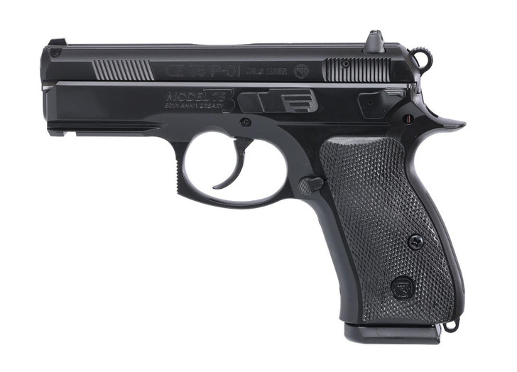 CZ Cz 75p01 50th Anniv Elt 9mm 15rd Bk 