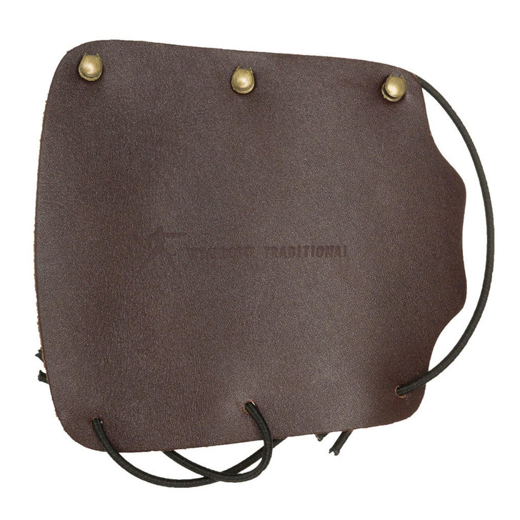 Wyandotte Leather Armguard Brown Hook And Loop 5.5 In