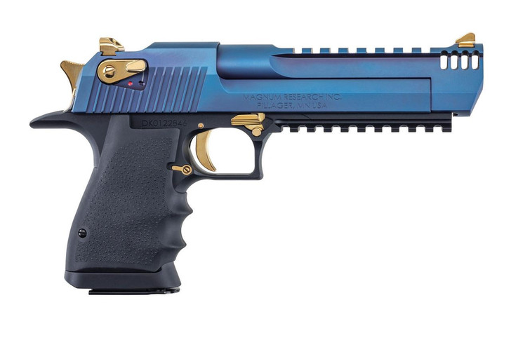 Magnum Research De L6 50ae 6" 7rd Carbo Blue/blk 