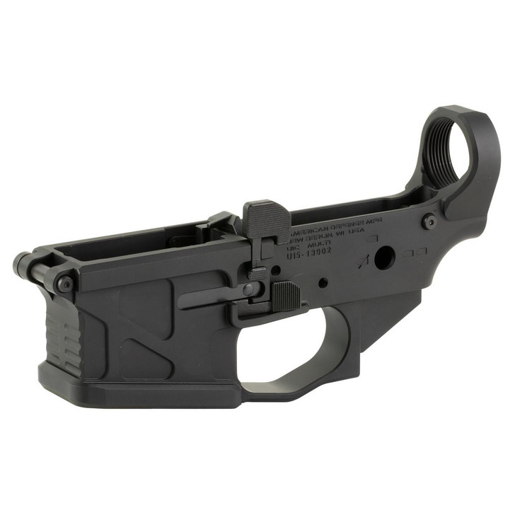 American Defense Mfg. Am Def Uic Strppd Lower Receiver Blk 
