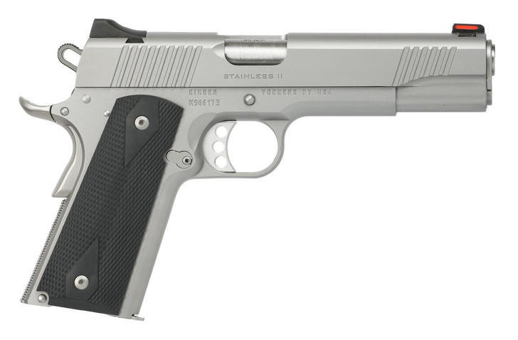  Kimber Stainless Ii Cali .45 ACP Stainless 1911 Pistol 