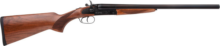 Armscor Rock Island 12RSS24 Side By Side  Full Size 12 Gauge 3" 2rd 24" Barrel, Black Anodized Metal Finish & Walnut Stock Right Hand 