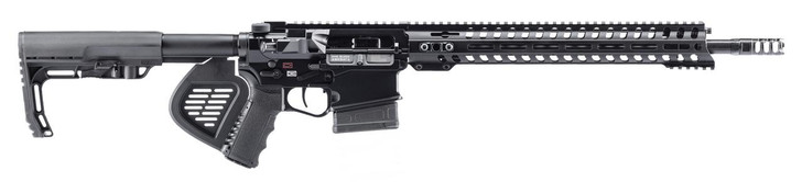  Patriot Ordnance Factory 01666 Revolution *CA Compliant 308 Win,7.62x51mm NATO 16.50" 10+1 Black Hard Coat Anodized Rec Black Polymer 6 Position MFT BMS Minimalist Stock Black Polymer Grip 