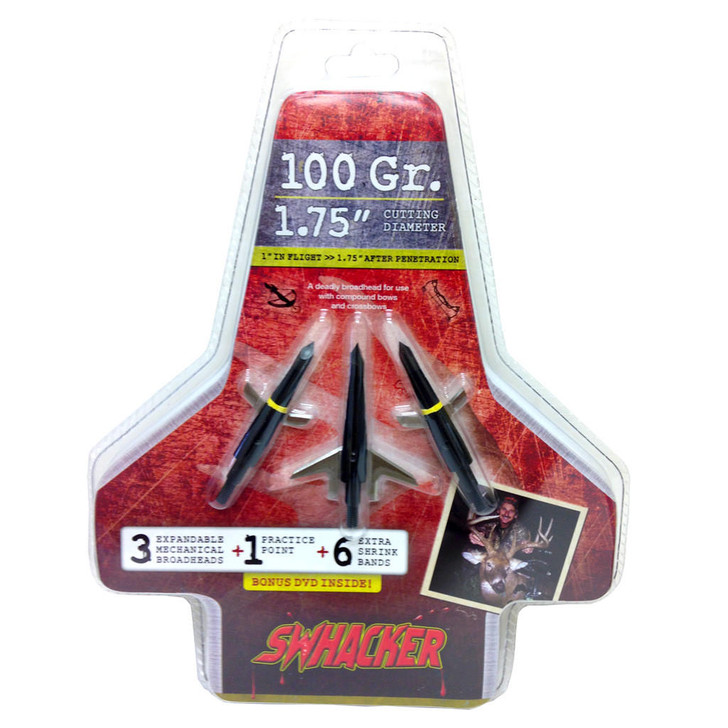 Swhacker 2 Blade Broadheads 100 Gr 1.75 In 3 Pk