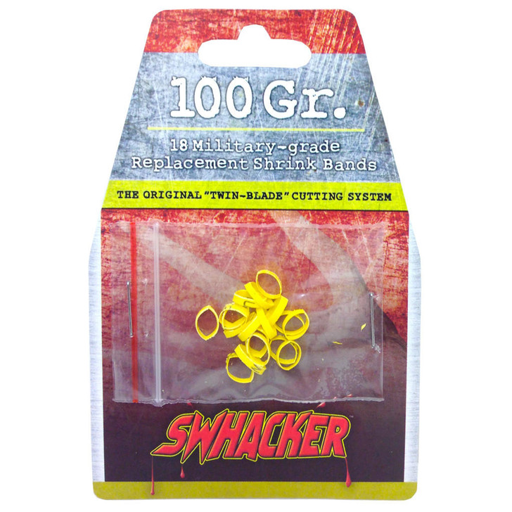 Swhacker Replacement Bands 2 Blade 100 Gr 18 Pk