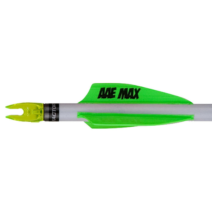 Aae Plastifletch Max Vanes Neon Green 2 In Shield 100pk