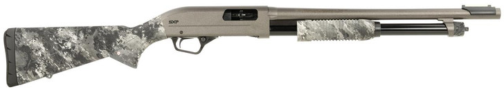 Winchester Guns Winchester Repeating Arms 512450695 SXP Hybrid Defender 20 Gauge 3" Chamber 5+1 (2.75") 18", Gray Barrel/Rec, TrueTimber Midnight Synthetic Furniture, Fiber Optic Front 