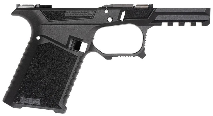  Sct Manufacturing 225000100 Compact  Compatible w/ Gen3 19/23/32 Black Polymer Frame Aggressive Texture Grip Includes Locking Block 
