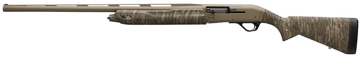 Winchester Guns Winchester Repeating Arms 511311292 SX4 Hybrid Hunter 12 Gauge 3.5" 4+1 2.75" 28", FDE Cerakote Barrel/Rec, Mossy Oak Bottomland Furniture, TruGlo Fiber Optic Sight Left Hand 
