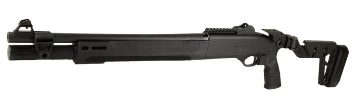 LANGDON TACTICAL TECH Langdon Tactical Tech LTT1301HBCFBLK Beretta 1301  3" 7+1 18.50" Black Heat Shield Barrel, Black Anodized Aluminum Receiver, Black Chisel Folding Synthetic Stock, Beretta Patrol Forend 