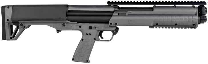  Kel-Tec KSGGY KSG  Sports South Exclusive 12 Gauge 14+1 3" 18.50" Barrel, Exclusive Tactical Gray Fixed Bullpup Stock, Includes Picatinny Rails 