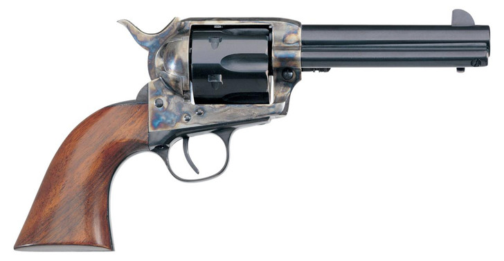 Taylors and Company Taylors & Company 700ADE 1873 Cattleman New Model 45 Colt (LC) 6rd 4.75" Blued Cylinder & Barrel Color Case Hardened Steel Frame Walnut Navy Size Grip (Taylor Tuned) 