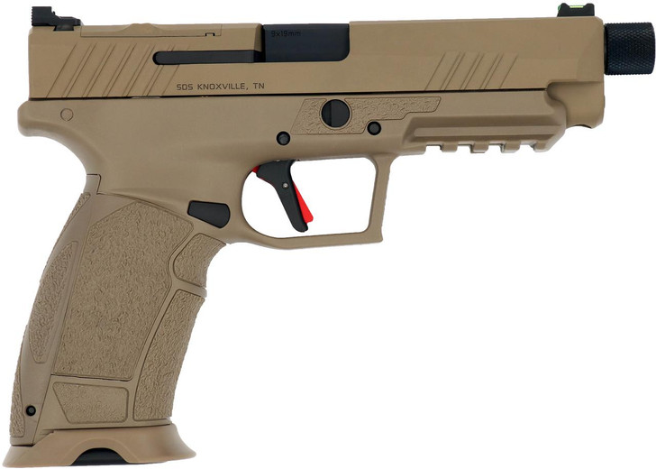 Tisas SDS 15000204 PX-9TTHFDE TACT  9MM 5.1TB FDE  18/20 