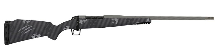 FIERCE FIREARMS Fierce Firearms TWROG300WIN22GP Twisted Rogue 300 Win 22" Tungsten Cerakote Steel Threaded Barrel, Drilled & Tapped Steel Receiver, LR Negative Comb Phantom Camo Carbon Fiber Stock 