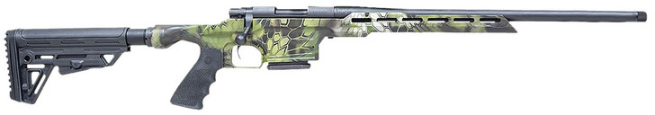 HOWA Howa HMXL762KAC M1500 Mini Excel Lite 7.62x39mm 20" TB 5+1, Kryptek Altitude HTI Excl Lite Chassis, Black Folding Stock 